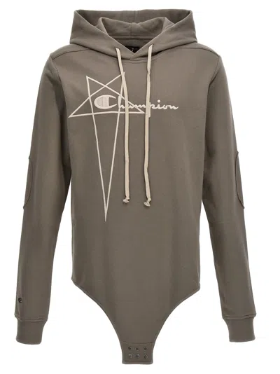 Rick Owens Champion X Hooded Bodysuit