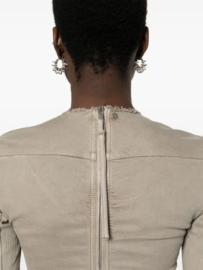 Rick Owens Drkshdw Long Sleeve Denim T-shirt