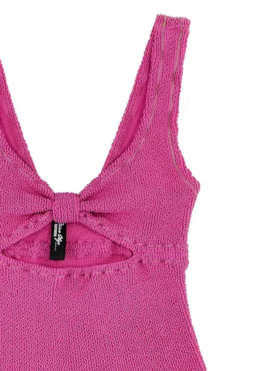 Rotate Birger Christensen Reina Olga Swimsuit Bow Detail