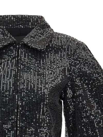 Rotate Birger Christensen Black Sequin Jacket