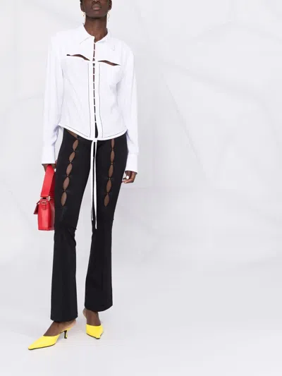 Rui Cut-out Detail Flared Trousers