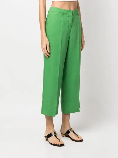 's Max Mara S Max Mara Linen Cropped Trousers