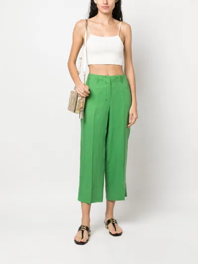 's Max Mara S Max Mara Linen Cropped Trousers