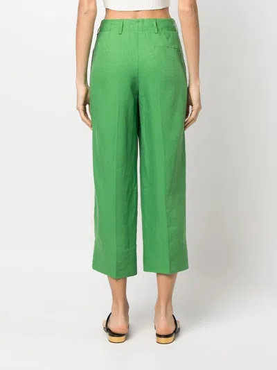 's Max Mara S Max Mara Linen Cropped Trousers