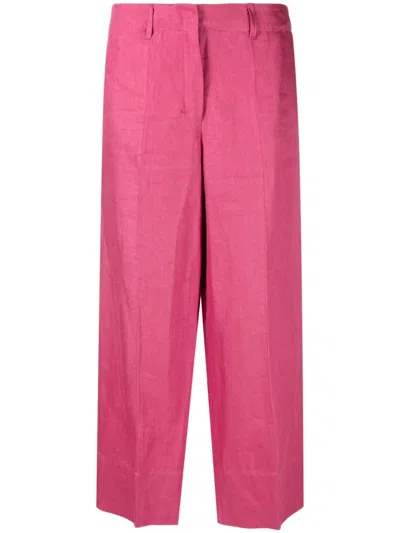 's Max Mara Rebecca Linen Cropped Linen Pants
