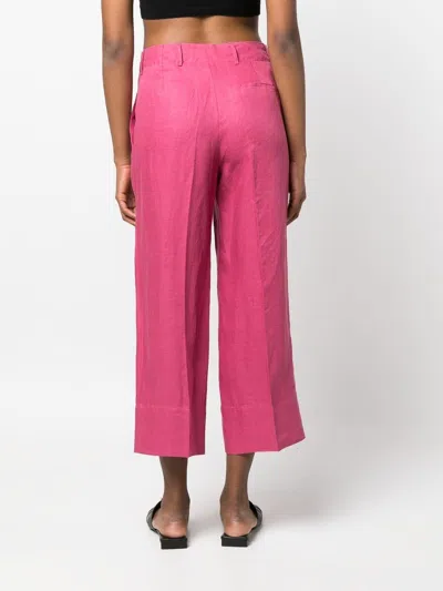 's Max Mara Rebecca Linen Cropped Linen Pants