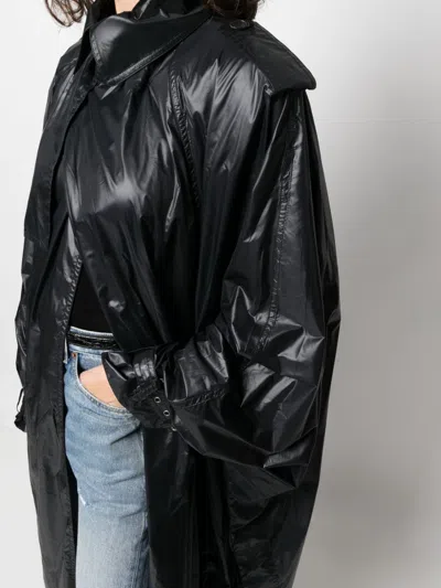 Saint Laurent Shoulder-pad Oversized Trench Coat