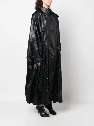 Saint Laurent Shoulder-pad Oversized Trench Coat