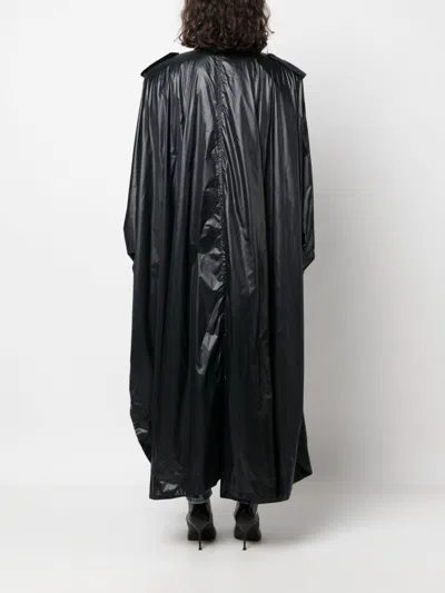 Shop Saint Laurent Nylon Cloak Coat