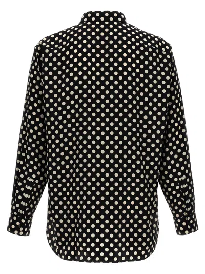 Shop Saint Laurent Polka Dot Shirt