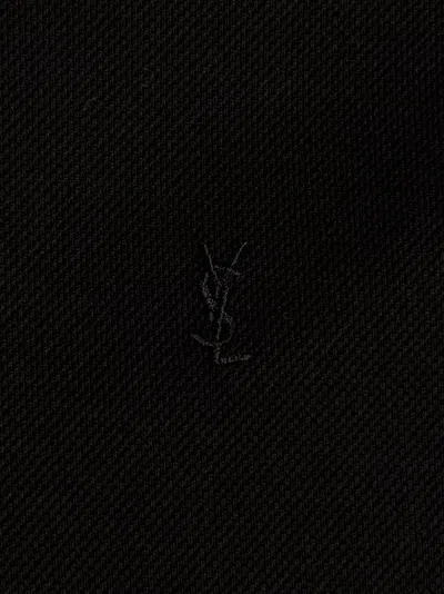 Shop Saint Laurent Polo Ricamo Logo