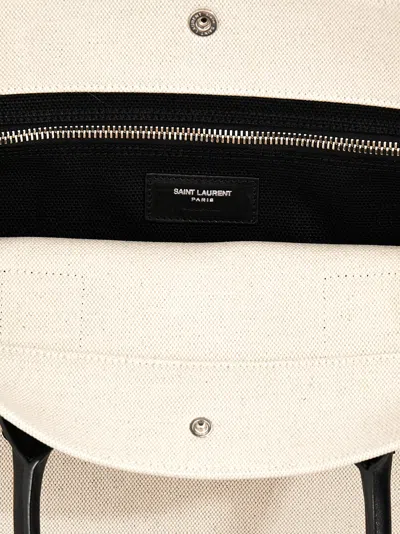 Saint Laurent Sand Canvas Large Rive Gauche Shopping Bag