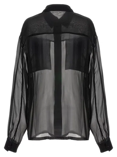 Saint Laurent Silk Crepe Muslin Shirt