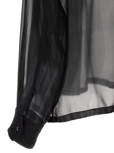 Saint Laurent Silk Crepe Muslin Shirt