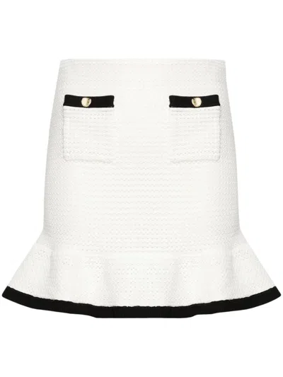 Self-portrait Self Portrait Crochet Mini Skirt In