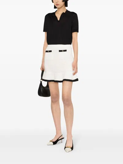 Self-portrait Self Portrait Crochet Mini Skirt In
