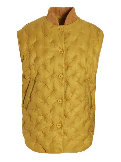 Sherpa Yellow Gang Reversible Bomber Jacket