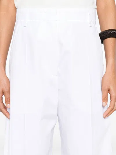 Sport Max Wide Leg Cotton Trousers