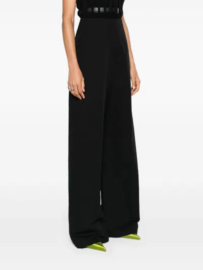 Sportmax Fashion Linen And Cotton Blend Trousers