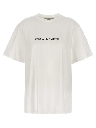 Stella Mccartney Womens Ivory Iconic Logo-print Cotton-jersey T-shirt