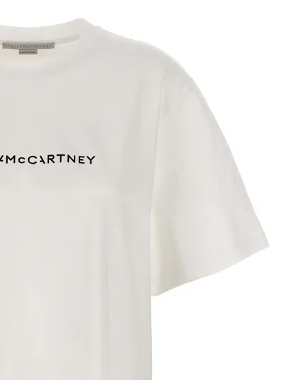 Stella Mccartney Womens Ivory Iconic Logo-print Cotton-jersey T-shirt