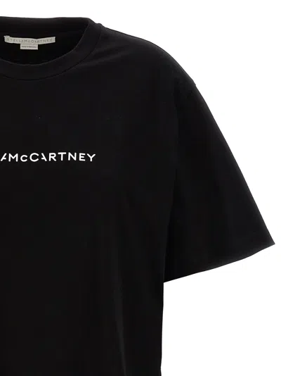 Stella Mccartney T-shirt With Logo Print And Crew Neckline