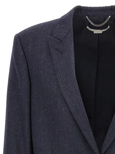 Stella Mccartney Tailored Grey Wool Flannel Blazer