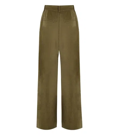 Stine Goya Ciara Black Wide Leg Pants With Rhinestones