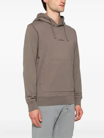 Stone Island Logo-print Cotton Hoodie