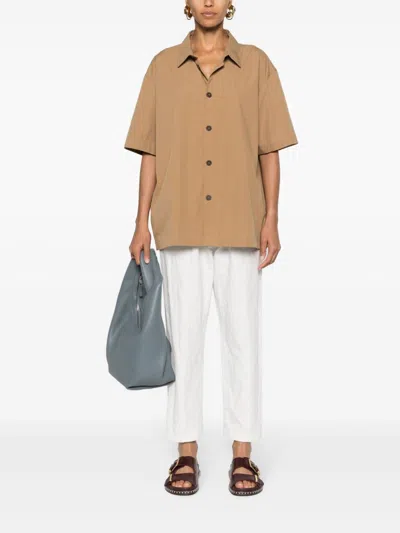 Studio Nicholson Collared Cotton Poplin Shirt