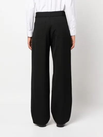 Studio Nicholson Wool Blend High Waist Trousers