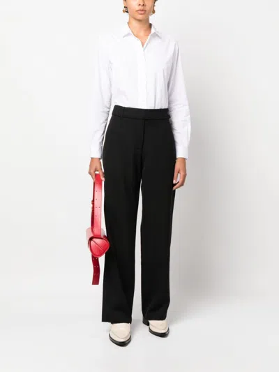 Studio Nicholson Wool Blend High Waist Trousers