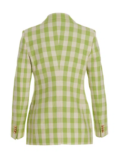 Tagliatore Paris Checkered Blazer Jacket With Front Pockets