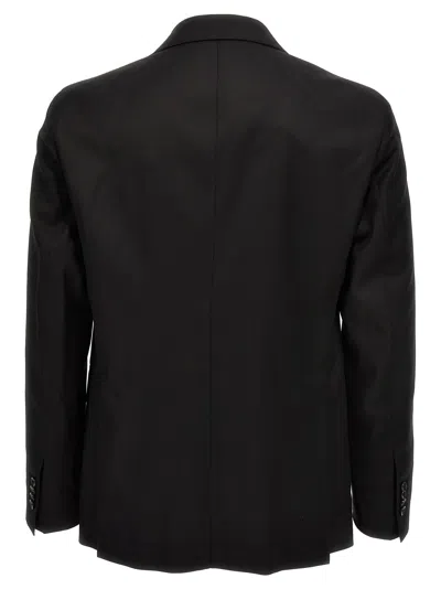 Tagliatore Button Long-sleeved Suit Coat And Trousers Set