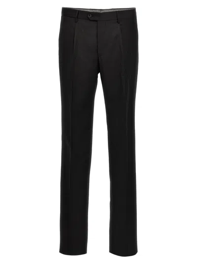 Tagliatore Button Long-sleeved Suit Coat And Trousers Set
