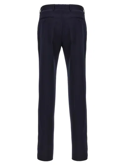Tagliatore Notch Lapel Single Breasted Suit Dress In Blue