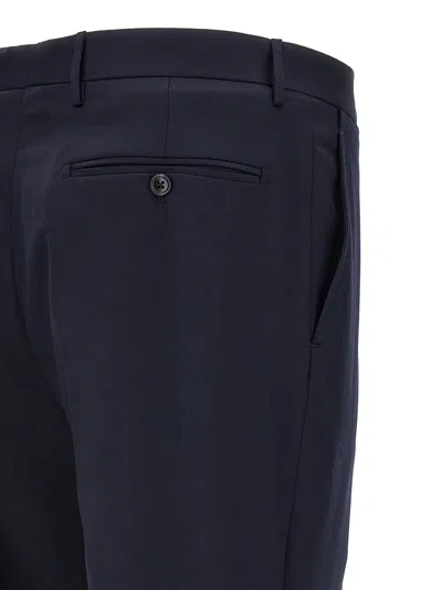 Tagliatore Notch Lapel Single Breasted Suit Dress In Blue