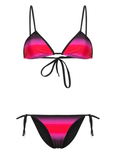 Attico Bikini Red, Black E Fuchsia