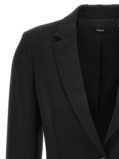 Theory Tailored Blazer With Back Vent And Cuffs