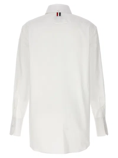 Shop Thom Browne 'exaggerated Point Collar' Shirt