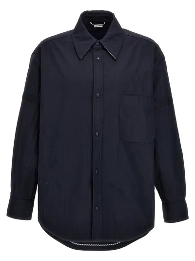 Shop Thom Browne 'snap Front' Overshirt