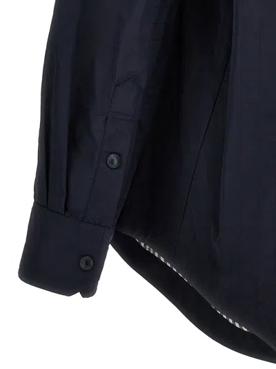 Thom Browne Button-up Overshirt Checkered Pattern