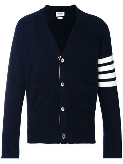 Thom Browne Merino Wool 4-bar Cardigan