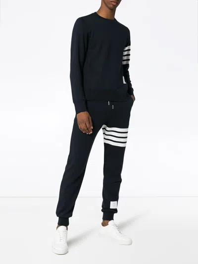 Thom Browne Pantalone Jogging Con Stampa 4bar Stripe