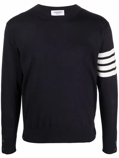 THOM BROWNE THOM BROWNE 4 BAR WOOL SWEATER 