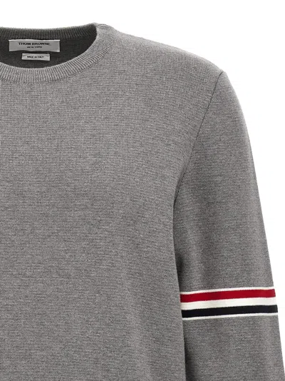 Thom Browne Milano Stitch Crew Neck Pullover