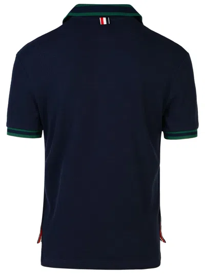 Thom Browne Polo - Azul Oscuro