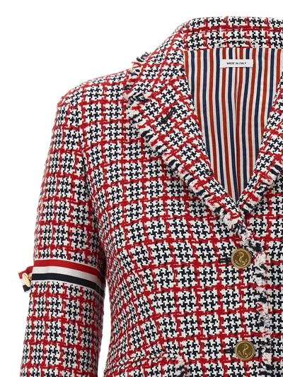 Thom Browne Check-pattern Tweed Jacket