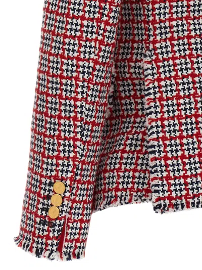 Thom Browne Check-pattern Tweed Jacket