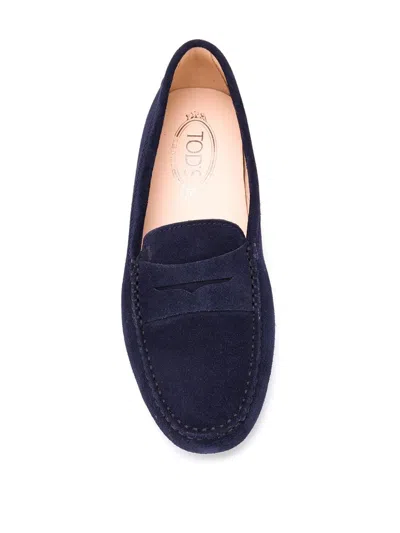 Tod's Gommini Suede Driver Penny Loafers